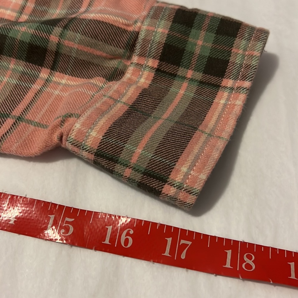 SOLD RALPH LAUREN PLAID FLANNEL BUTTON DOWN SHIRT (L) - Picture 11 of 13